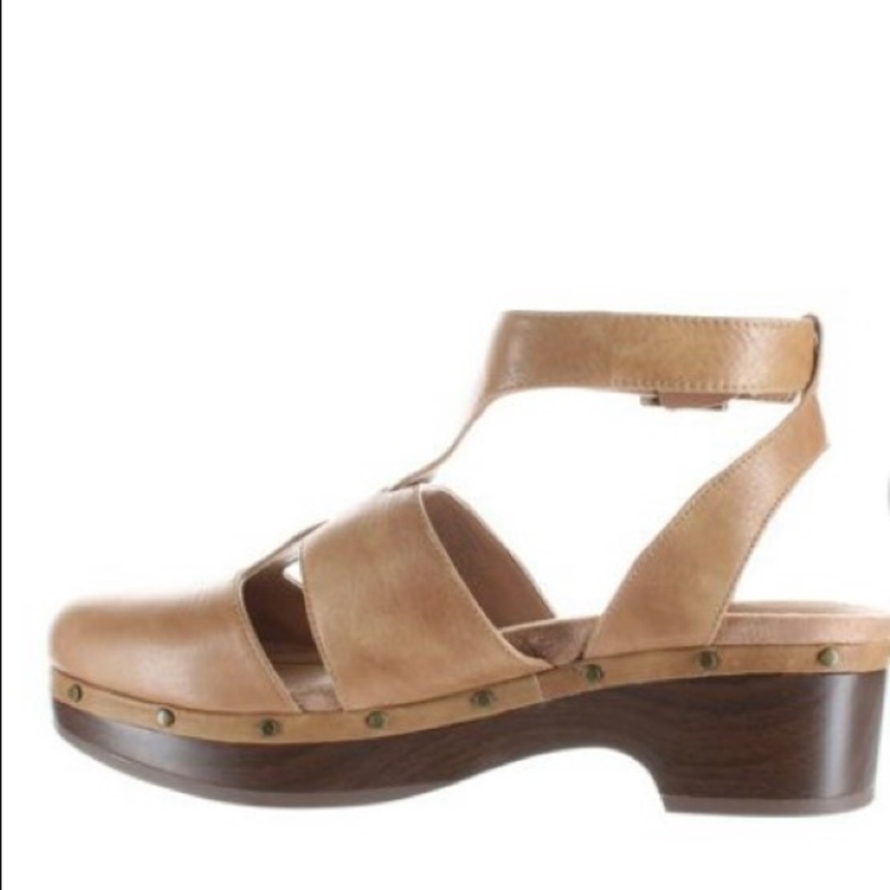 Vionic Day Faye Leather T-Strap Clog 8 Nib - image 1